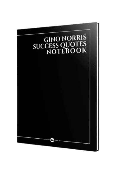 Gino Norris Success Quotes Notebook 6x9 1